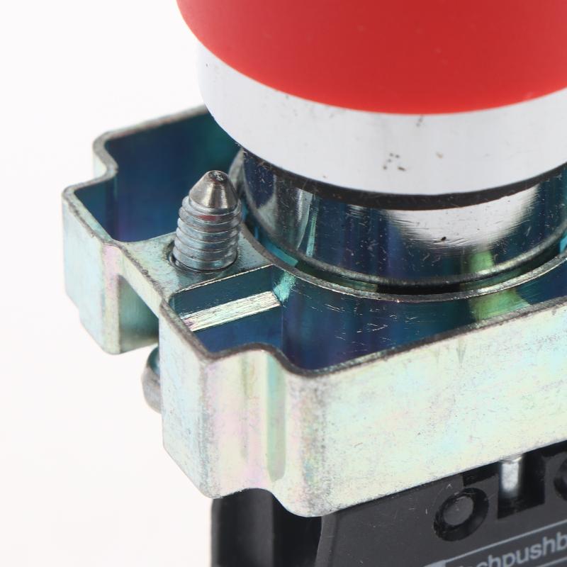 1 Pcs 22Mm Nc Red Mushroom Emergency Stop Push Button Switch 600V 10A Xb2-Bs541 Xb2-Bs542