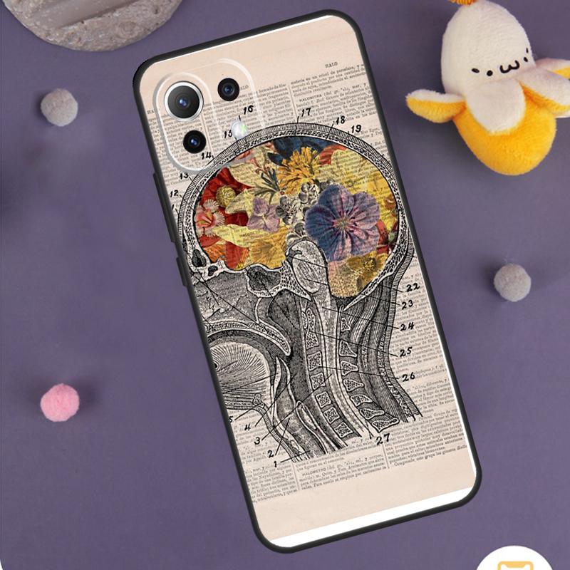 Brain Art Case For Xiaomi 15T 13T 14T Pro 14 15 Ultra 17 Pro Max POCO X7 X6 X5 F5 F6 F7 F8 Pro Cover