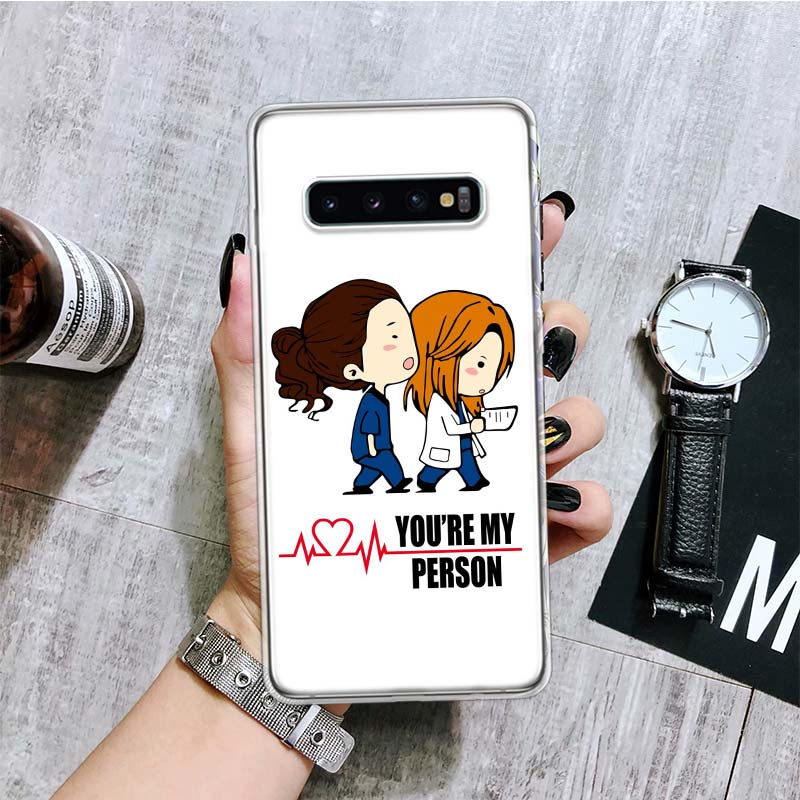

Greys Anatomy Person Phone Case For Samsung Galaxy S26 S25 Edge S24 S23 FE S22 Ultra S21 Plus S20 + Fundas Cover Coque Galaxy S2 Samsung S26 Ultra