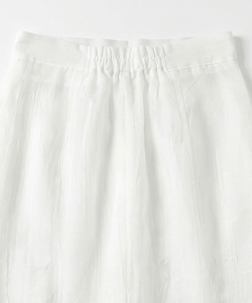 Eilubeu See-Through Long Skirt Aasesk111A