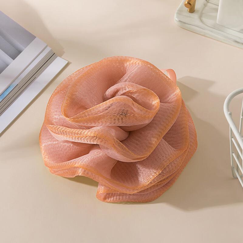 Super Soft Gradient Rose Gold Shower Puffs