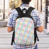 M-Melodies Laptop Backpack Men Women Casual Bookbag for School College Students Cute Rabbit Bags