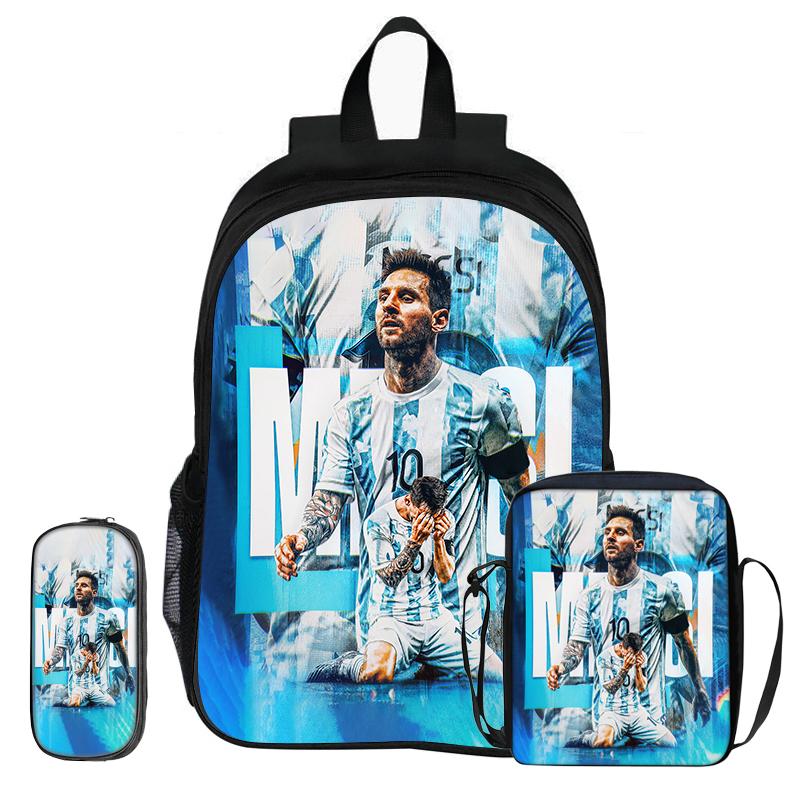 Star du Football Haaland Enfant Sac à Dos Scolaire Sac à Dos Scolaire Cadeau pour Enfants Sac à Dos Style Rucksack Sac à Dos de Sport Football