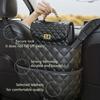 1pc Car-mounted Storage Bag Car Seat Hanging Handbag Holder  Tissue Storage Bag PU Leather Storage Bag Large Capacity Storage Bag