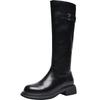 ZHR Women's Retro Western Thick-Sole Tall Knight Boots