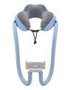 Soft Neck Pillow Airplane Travel for Sleeping, Portable Head Neck Support Sleeping Pillows in U Shape Headrest Cushion with Phone Holder