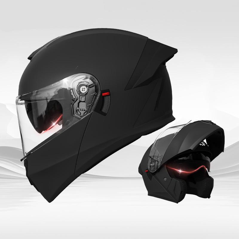 

Полнолицевые шлемы Jiekai, мотоциклетные шлемы, безопасный двойной козырек, откидной шлем, шлем для мотогонок, 4 сезона, мотоциклетный шлем