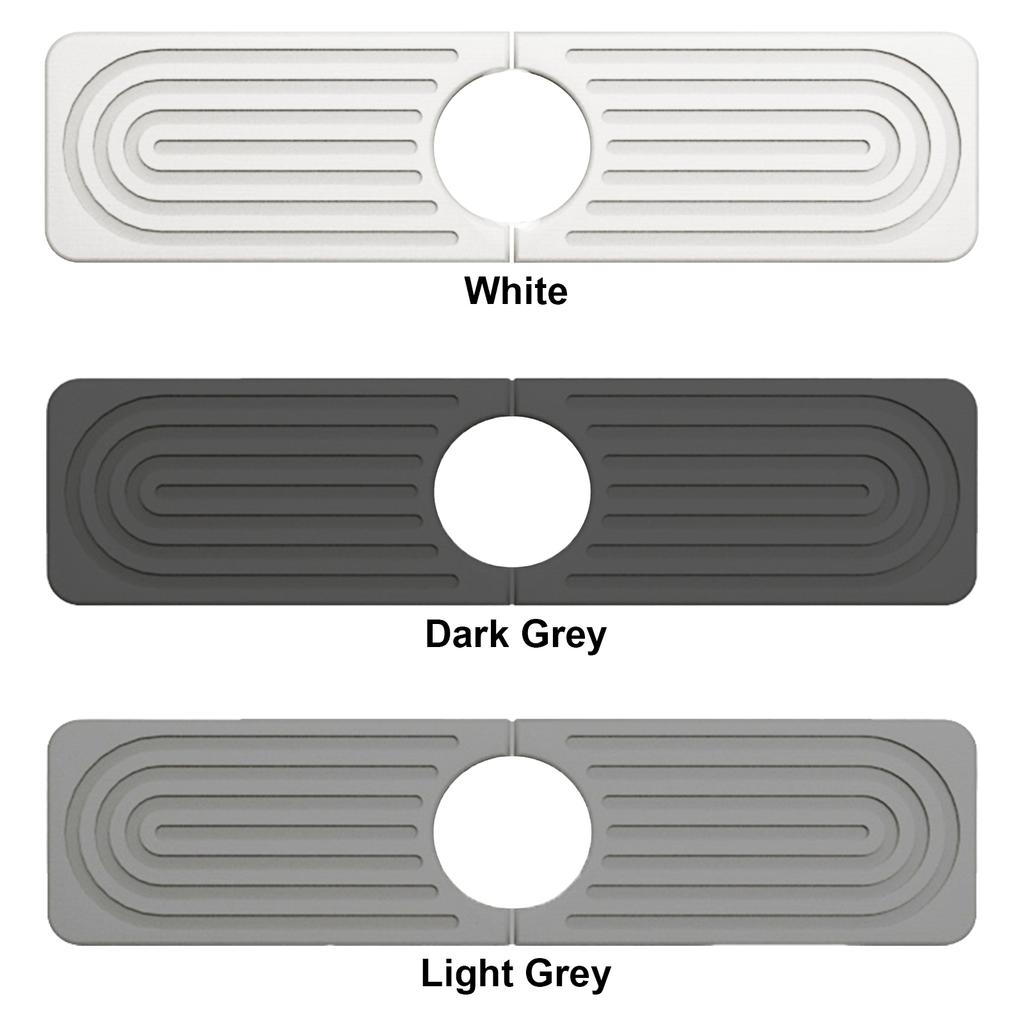 Diatomite Fast Drying Sink Faucet Mat 23.62x3.94in Water Absorbing Guard & Sink Protectors for Bathroom Counter