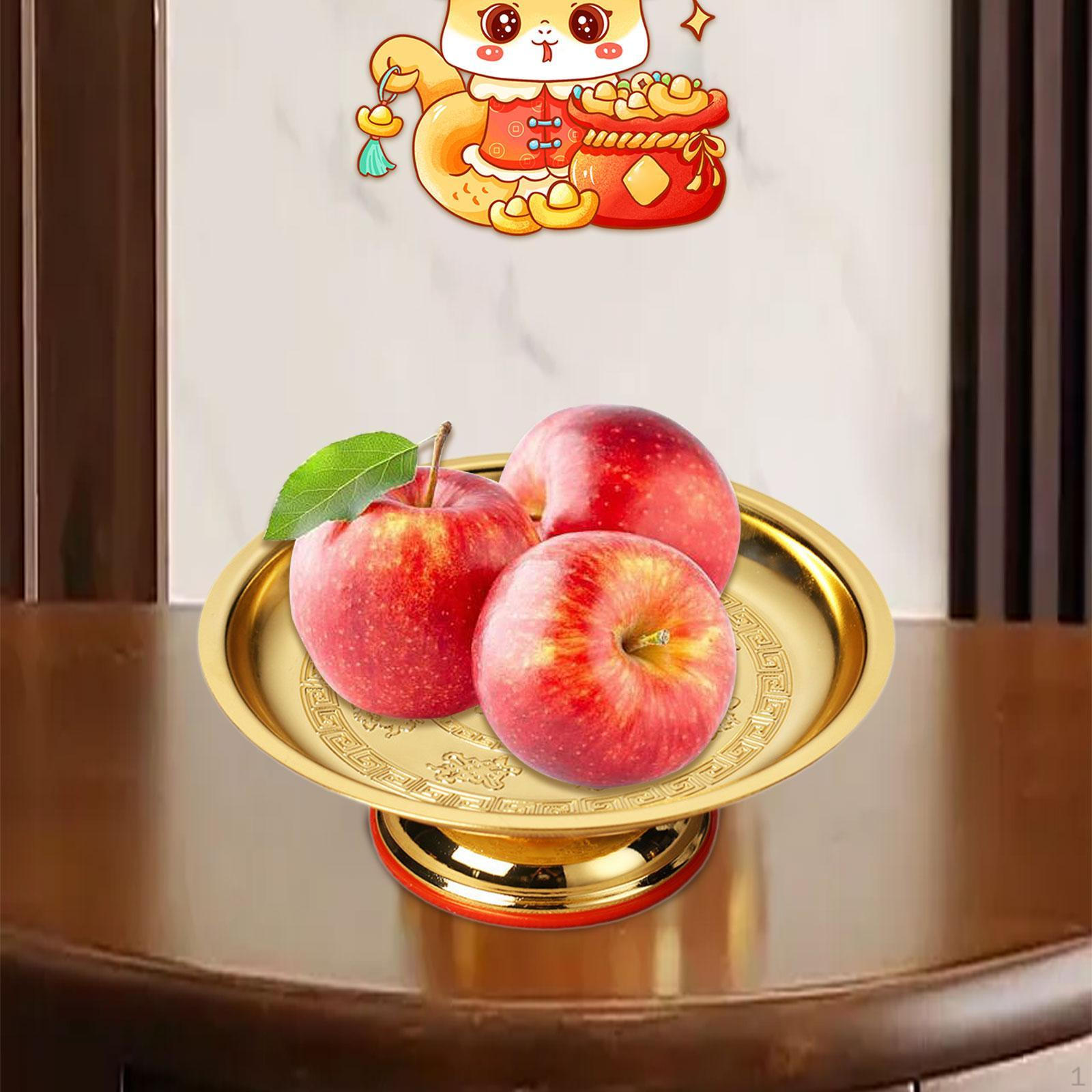 

Ваза для фруктов на ножках, центральный держатель, буддийский поднос, лотос, подношение Будде 6 inch