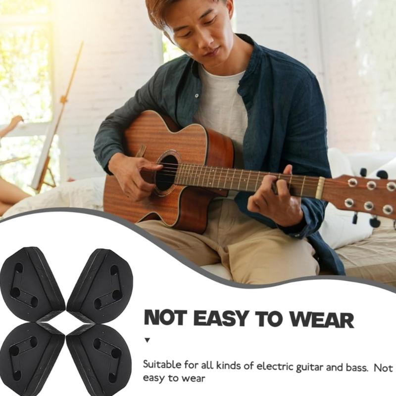 12Pcs Classical Guitar String Retainer Guitar String Ties Bridge Beads Guitar Rollers String Trees for Folk Guitar