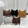 Bohemian Fringe Bag For Women Small Shoulder Crossbody Ethnic Travel Purse
