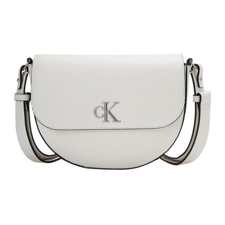 

Новая сумка-седло CALVIN KLEIN из синтетического материала, сумка через плечо, женская сумка на плечо, цвет слоновой кости белый DH3439-114 24.1*7.1*17.5CM