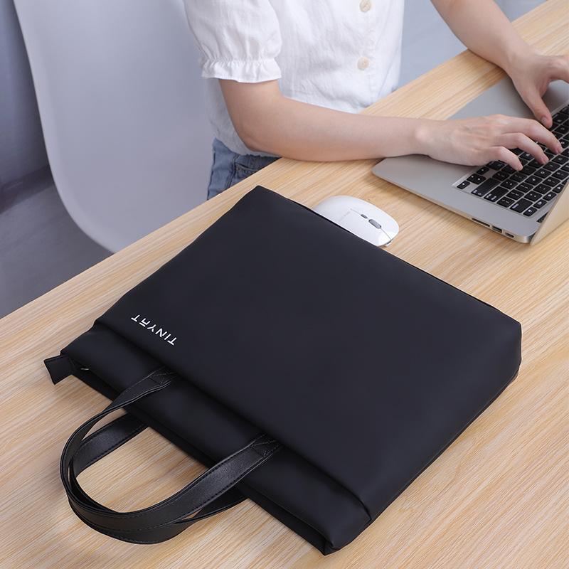 Spring Simple Computer Bag Large Capacity Stylish Laptop Bag High Appearance Level Business Bag