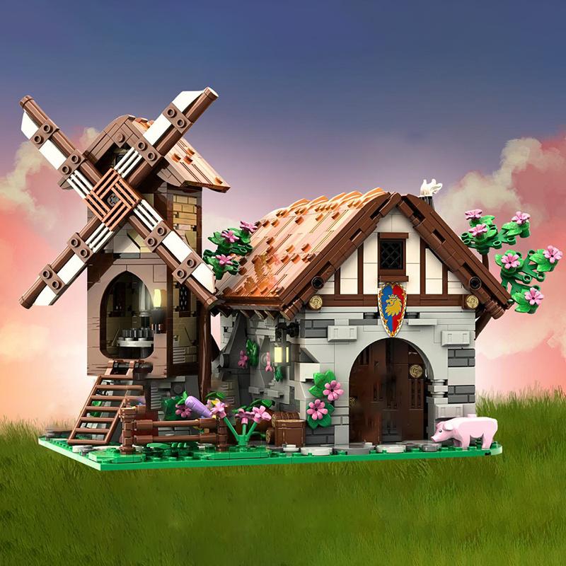 Spot MOC-201861 Small Particle Assembled Building Blocks Puzzle Toy Model Gift Set Ornament PDF Guide by Email