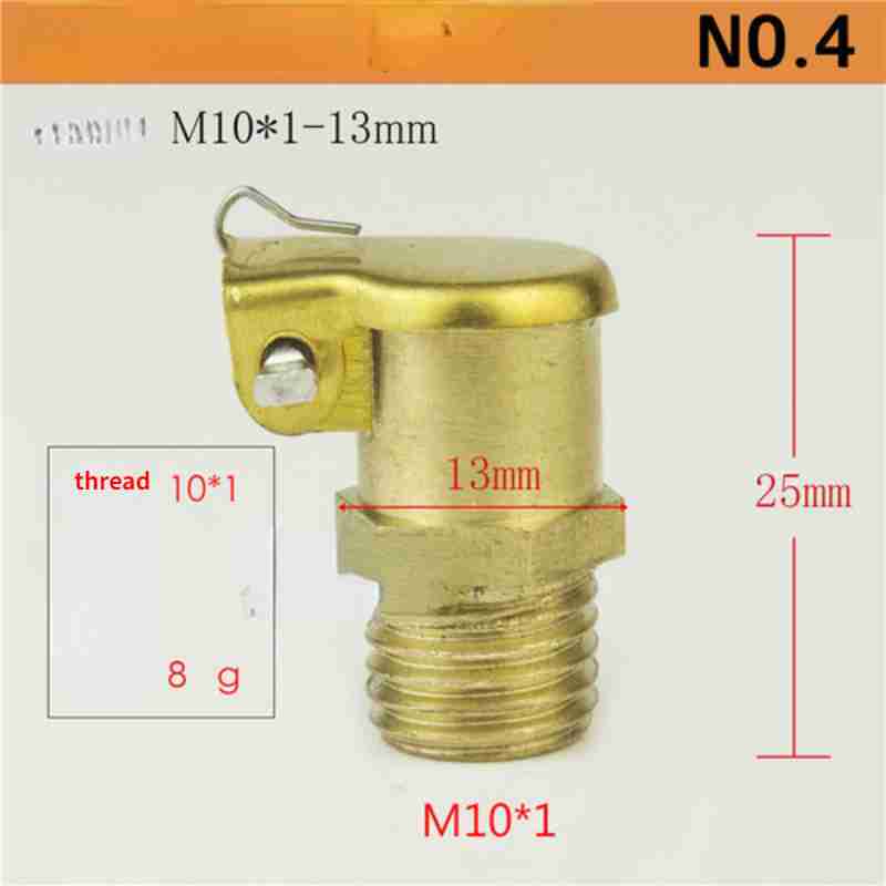 1pcs Oil Cup with Spring Lid for Machine Tool Lubricating Equipment Copper Plated Oil Cup Mechanical Parts Machine Accessories