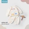 Youqi Baby Unisex Casual Sweatshirt & Pants Set