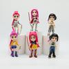 6/pcs KPop Devil Hunter Anime Box Set Doll Vinyl Toy Rumi Mira Zoi Character Vinyl Mask Set Clear Box Ornament Toy Birthday Gift