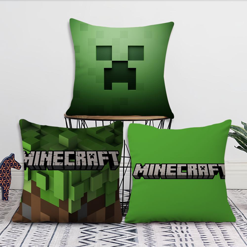 M-Mines C-Craft Spiel Kissenbezug Für Sofa Nachttisch Schlafzimmer Rückenlehne Wohnbüro Kissen Quadratisch Bedruckt Mehrere