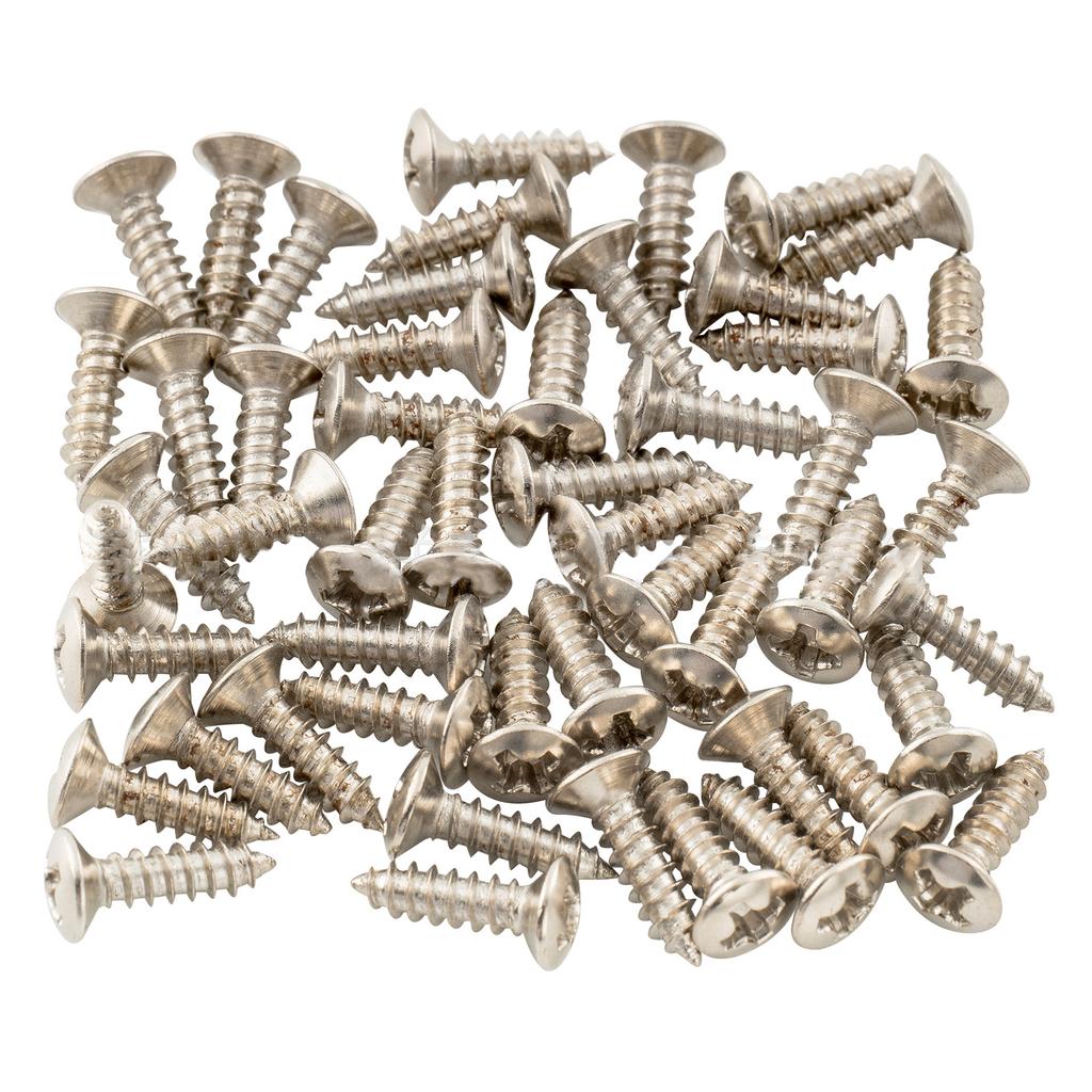 50pc Electric Guitars Pickguard Screws for Electric Guitar Bass Pickguard Fixation Suitable for Repair and Replacement