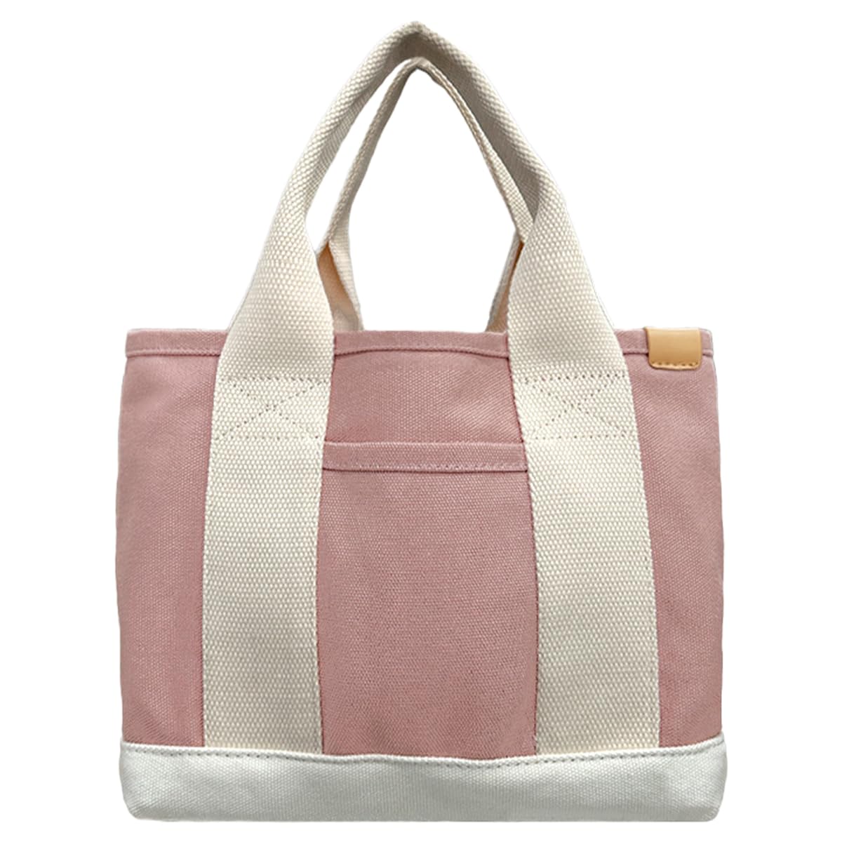 

Широкая сумка-тоут для ланча для женщин x [Gisele] сумка, маленькая, холщовая, легкая, разделитель, самоподдерживающаяся, ластовица, сумочка, сумка, сумка, простая, (розовый натуральный)