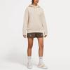 Nike Sweatshirts Women's Beige Hooded Thickened Regular (Unisex) Sweatshirts DJ7669 219