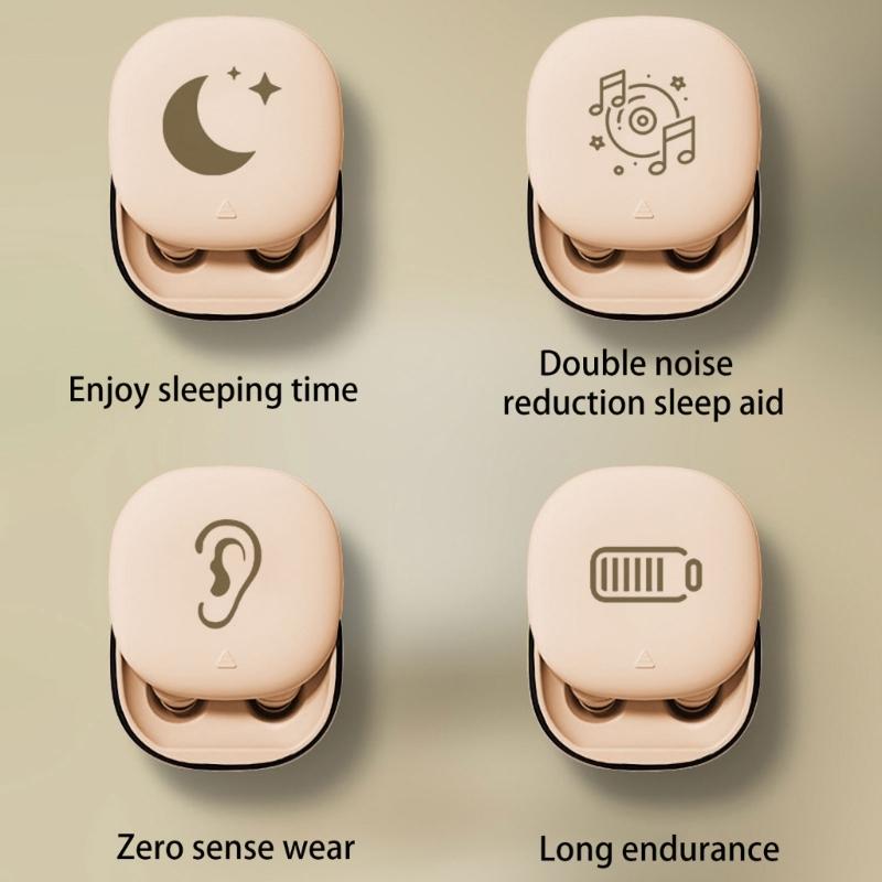 Sleep Earbuds BT Sleep Headphones In Ear Mini Wireless Earbuds Ultra Soft & Lightweight Help You Fall Asleep Faster Gift