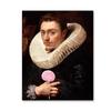 Vintage Funny Altered Art Poster Famous Portrait Prints Medieval Ltalian Oil Painting Canvas Painting Wall Art Living Room Decor