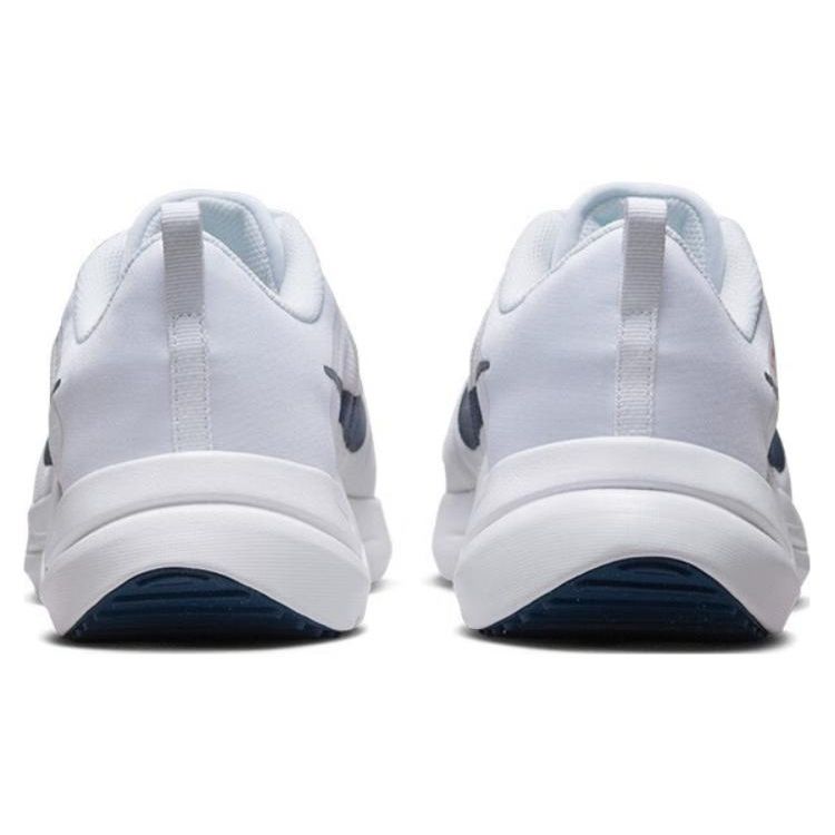 Nike Downshifter 12 Białe Niebieski Waleriana Męskie Buty Sportowe Jasnokarmazynowy DD9293-101