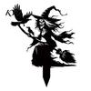 Easy Install Ground Stakes Halloween Stake Garden Art, Decorative Acrylic Yard Sculpture, Waterproof Seasonal Decor Sign, Weather Resistant