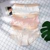 Einfarbige Unterwäsche Damenunterwäsche Mittelhohe Taille Unterwäsche Schlicht und Atmungsaktiv Damen Dreiecksslip