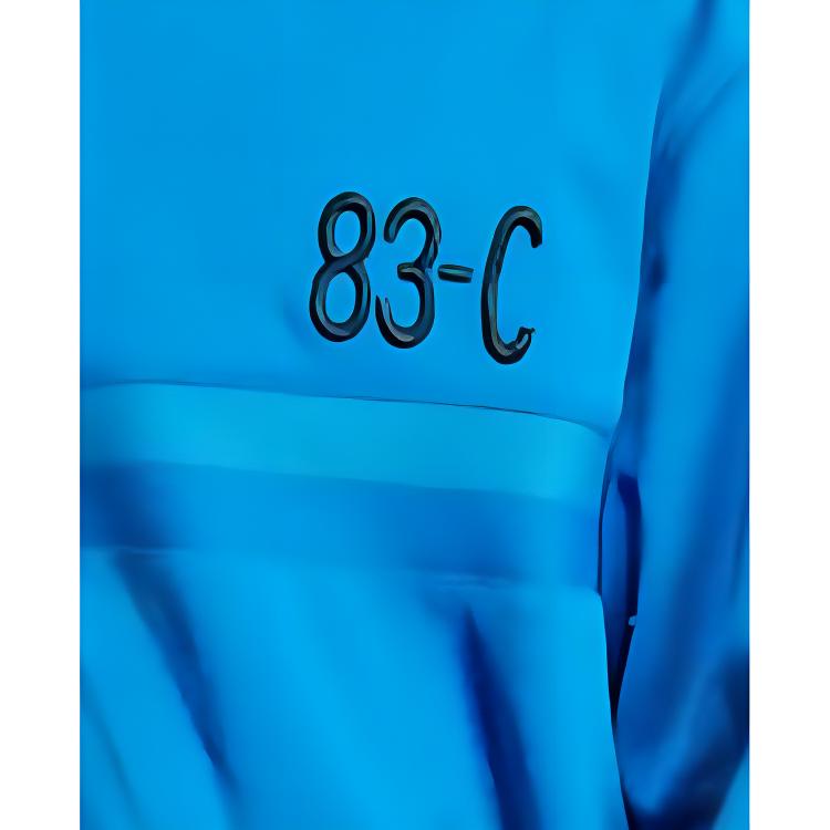 Adidas Originals 83-C Three Stripe Logo Embroidered Stand Collar Zip Sports Jacket Men Jacket Blue IA2468
