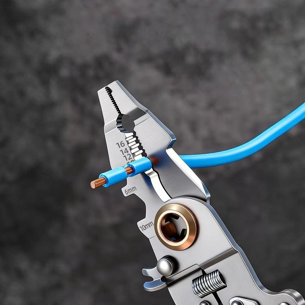 Multifunctional Wire Stripper Pliers Rubber Grip Wire Cutter Pliers Wire Rope Cutters Cable Repair