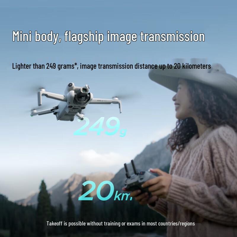 DJI Mini 4 Pro Long Endurance Fly More Combo with RC 2 Screen Remote (CN Version)