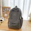 Solid Color Student Schoolbag Women's Lightweight Backpack