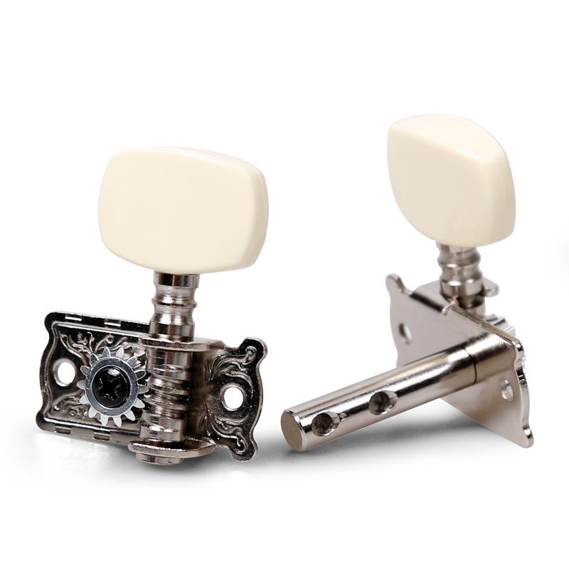 Classical Open Type Folk Guitar String Tuning Pegs - Wooden Headstock & Post Accessories
