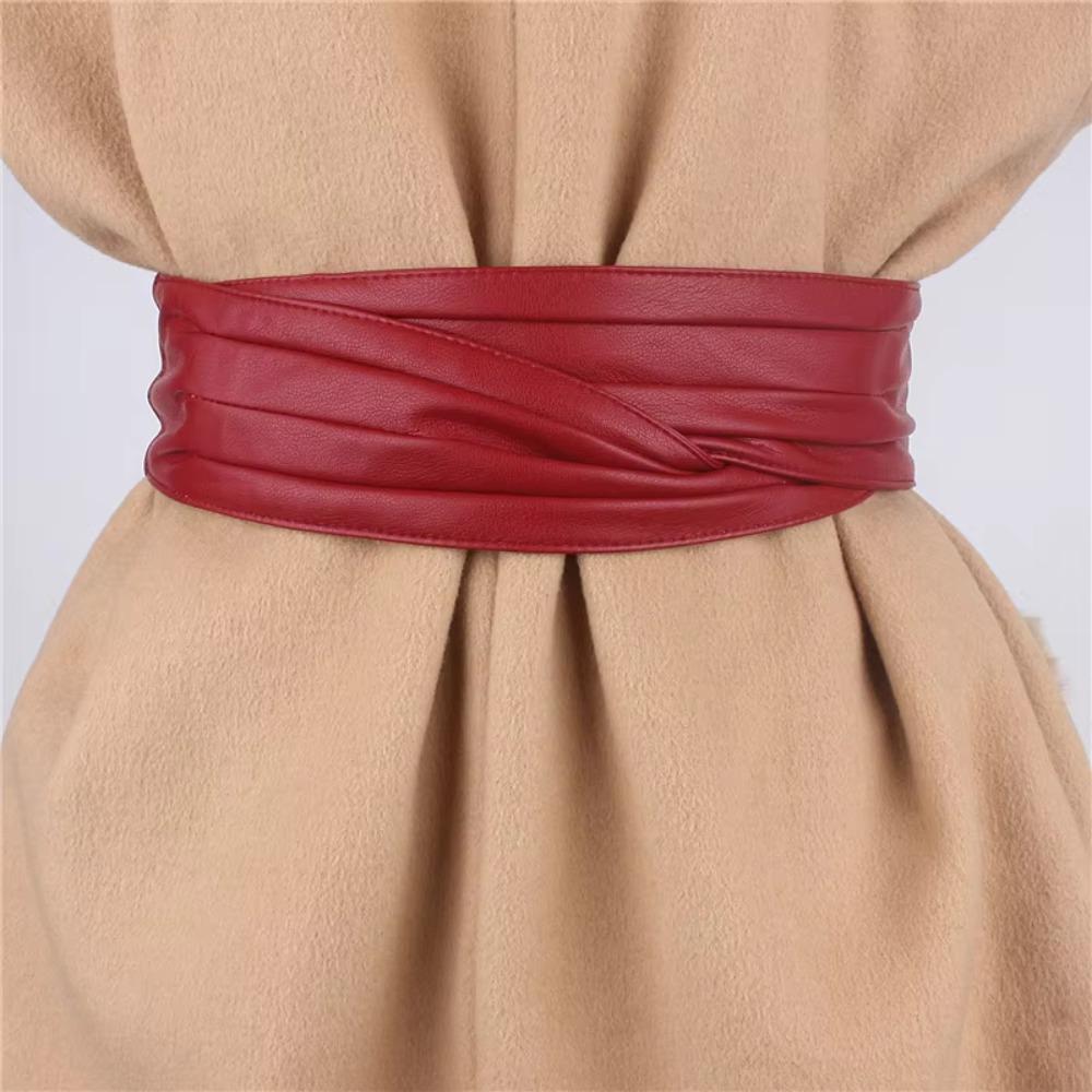 Elastic Women Waistband Elegant Dress Decoration Belts Sweet Wide Waist Belt Party Decoration