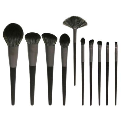 Set completo di strumenti di bellezza, 10 set di pennelli per il trucco, pennelli per ombretto, pennelli per cipria