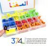 190/374pcs Magnetic Arabic Alphabet Spelling Board Set,  Aids Teaching And Intellectual Development, Improve Language Skills