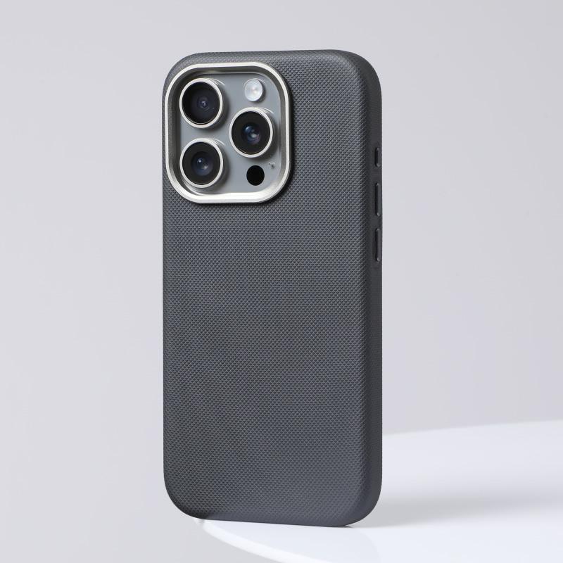 

Diamonds texture for MagSafe Leather Phone Case For iPhone 16 15 14pro max 15Pro Alloy Lens Wireless Charge Back Cover For iPhone 15