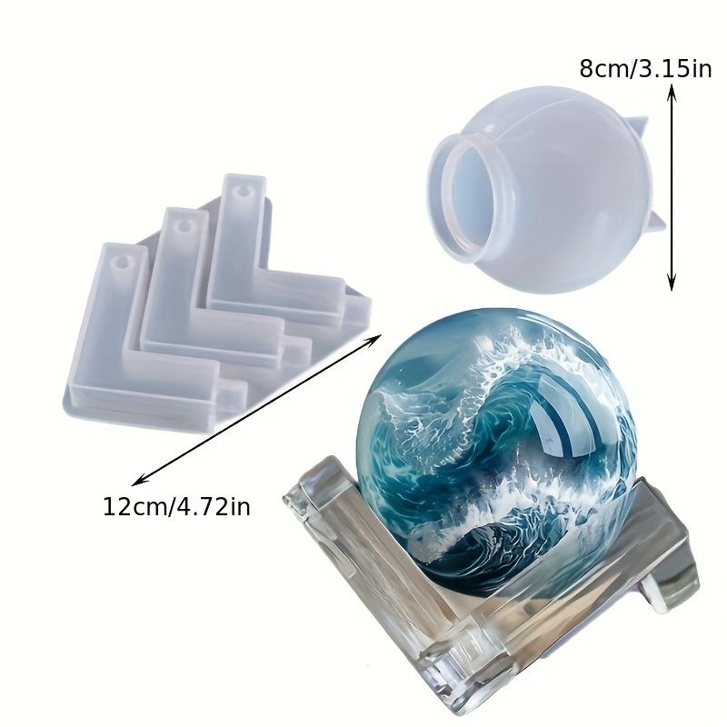 

Crystal Ball Mold for DIY round Ball Night Light Silicone Epoxy Resin Holder Bottle Mold Kit