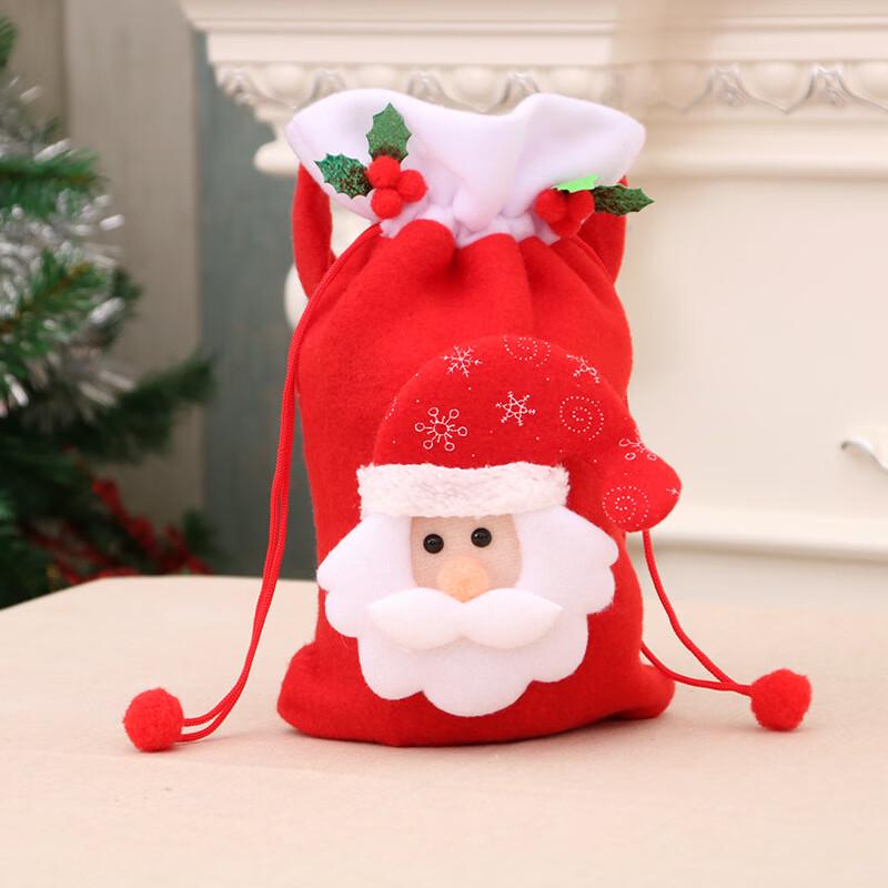 Christmas Drawstring Apple Gift Bag