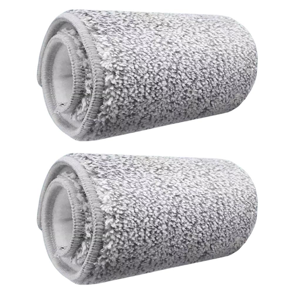 

Набор из 2 моющихся швабр и ведер для пола, плоская швабра для влажной и сухой уборки, ручка из нержавеющей стали для ламината, плитки, винила и т. д.