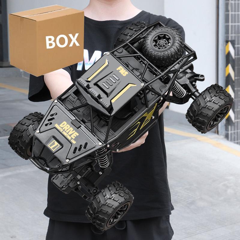 4/6Wdrc Car With Led Lights 2.4G Cross-Country Climbing Spray Racing Car Remote Control Electric Car Fall Resistant Boy Toy Gift