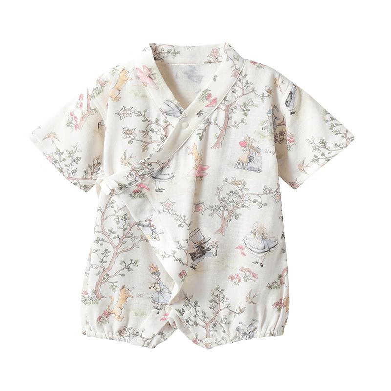 EMXEE Baby Summer Short Sleeve Romper