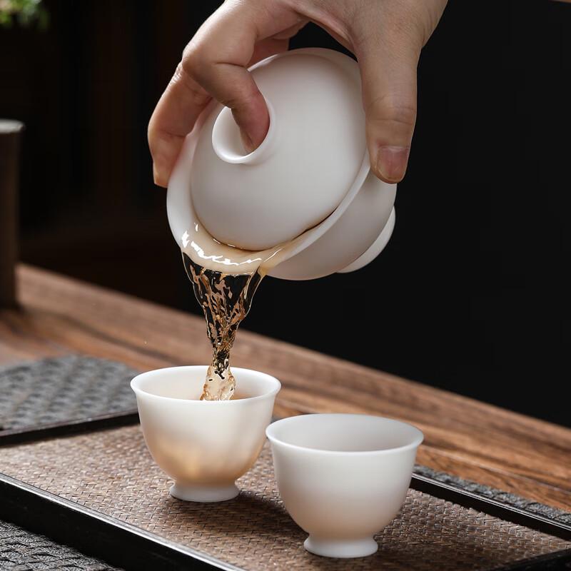 White Porcelain Kung Fu Tea Set