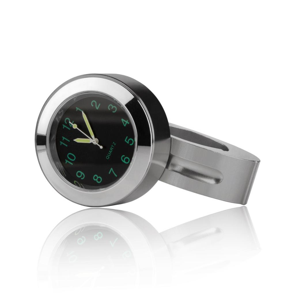 Motorcycle Handlebar Clock, 78"" Universal Waterproof Aluminum Alloy Handlebar Quartz Watch with