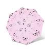 Student Safety Anti-Rebound Children's Umbrella for Girls, Dual-Use for Sun and Rain, Foldable Automatic Umbrella for School Use