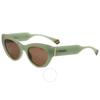 Lunettes de soleil polarisées Polaroid Bronze œil de chat pour dames Pld 6199 S X 01ed Sp 50