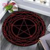 Cartoon Magische Cirkel Tapijt Huis Decoratief Rond Tapijt Zacht Mode Vloerkleden Slaapkamer Antislip Vloermat Stoelmat Boos Tapijt