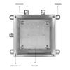 304 Stainless Steel Waterproof Junction Box, Dustproof & Corrosion-Resistant, Three-Proof UK Terminal Box for Outdoor Use.